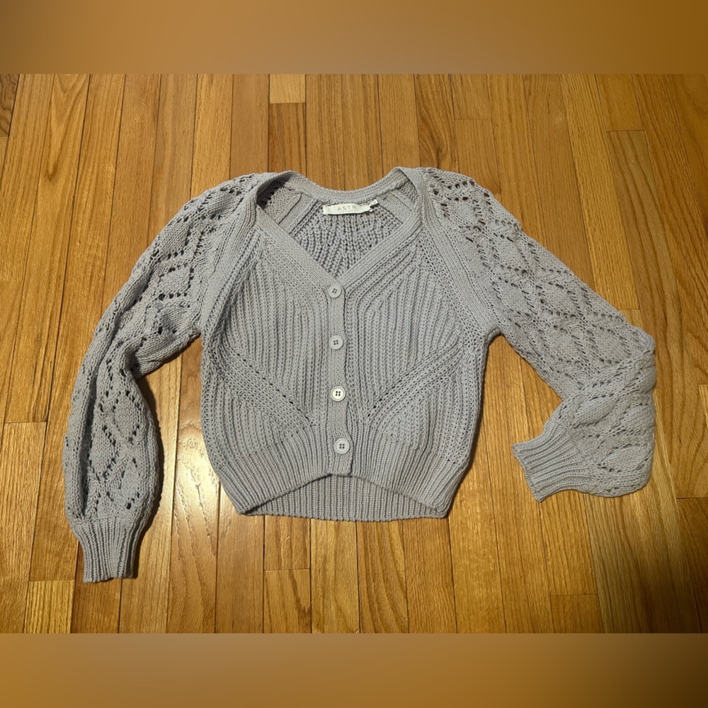 Astr Light Purple Knit Women's Sweater Size XS